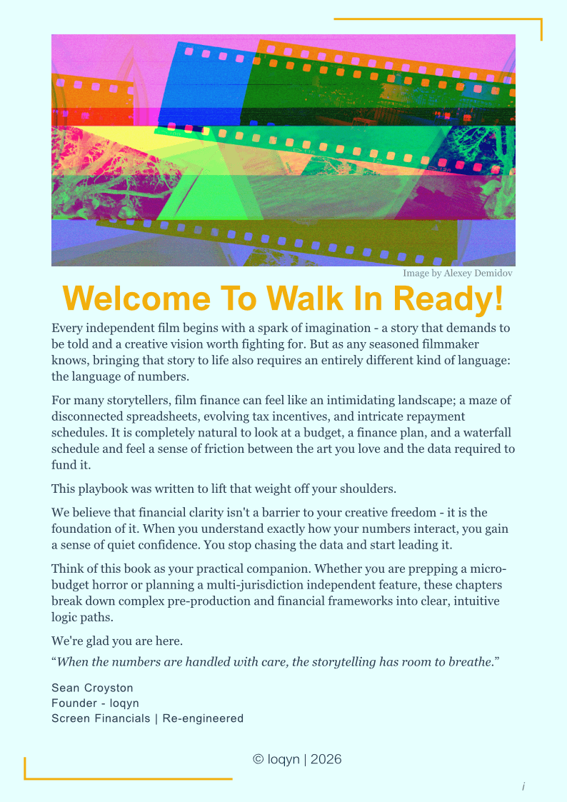 Walk In Ready — welcome page
