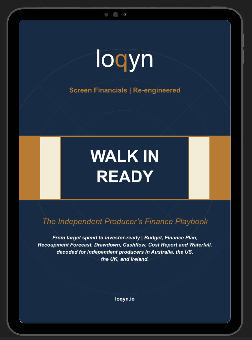 Walk In Ready - The Indie Filmmaker's Finance Playbook cover