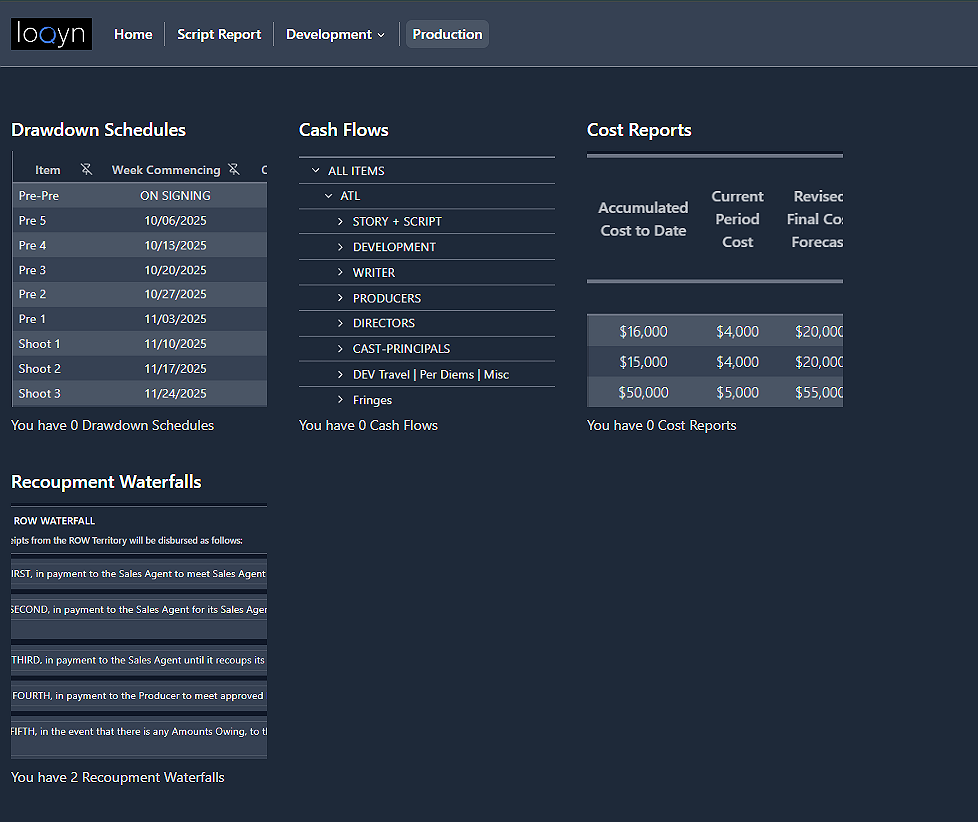 loqyn production interface